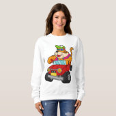 Tijger met auto trui (Voorkant volledig)