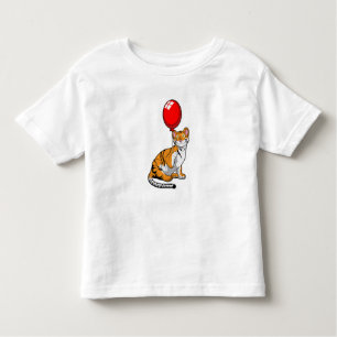 Tijger met ballon kinder shirts