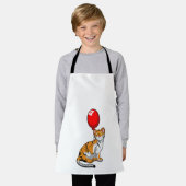 Tijger met ballon schort (Gedragen)