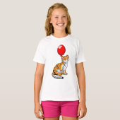 Tijger met ballon t-shirt (Voorkant volledig)