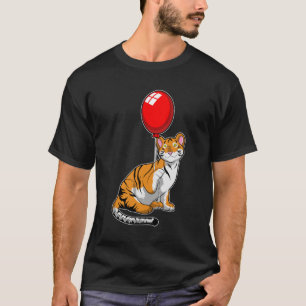 Tijger met ballon t-shirt