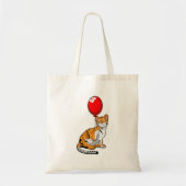 Tijger met ballon tote bag (Voorkant)