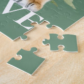 Tijger met bladeren legpuzzel (Zijkant)