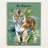 Tijger met bladeren planner (Voorkant)