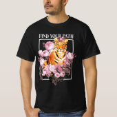 Tijger met bloemen t-shirt (Voorkant)