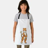 Tijger met Daisy Flower Schort (Insitu)