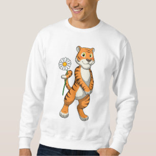 Tijger met Daisy Flower Trui