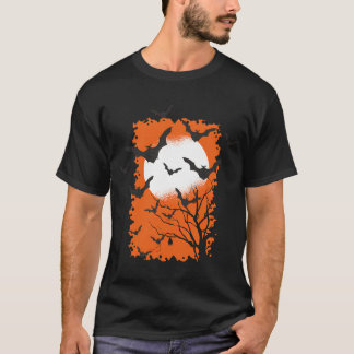 Tijger met driehoekssymbool naar beneden wijzend. t-shirt
