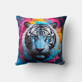 Tijger met een mystieke en etherische uitstraling kussen