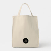 Tijger met een Pearl Earring Tote Bag (Achterkant)
