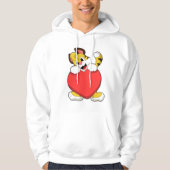 Tijger met hart hoodie (Voorkant)