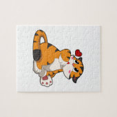 Tijger met hart legpuzzel (Horizontaal)