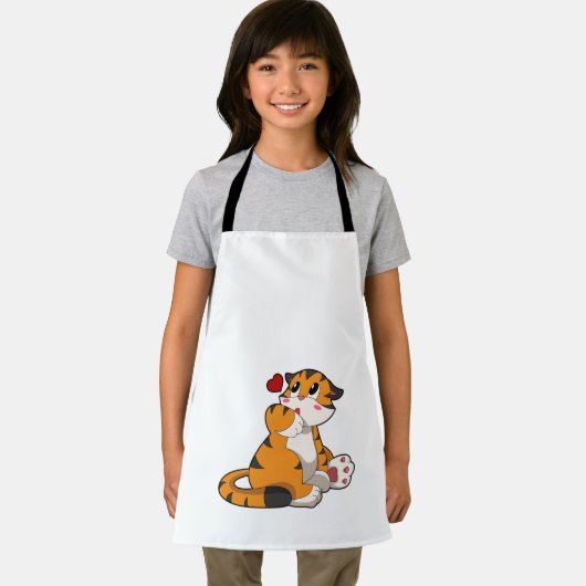 Tijger met hart schort (Insitu)