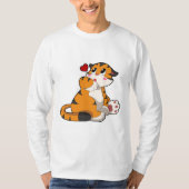 Tijger met hart t-shirt (Voorkant)