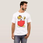 Tijger met hart t-shirt (Voorkant volledig)