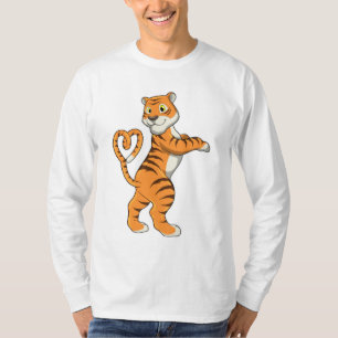 Tijger met hart t-shirt