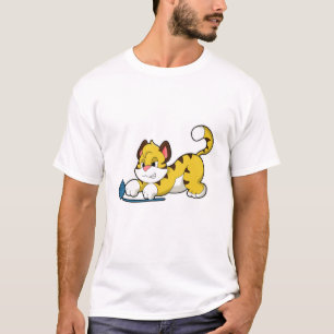 Tijger met kogel van Wollgarens T-shirt