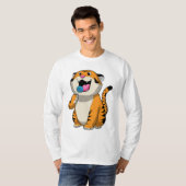Tijger met Lollipop T-shirt (Voorkant volledig)