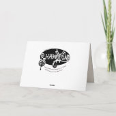 Tijger met lot in de sterren feestdagen kaart (Achterkant)