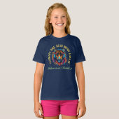 Tijger met muziek t-shirt (Voorkant volledig)