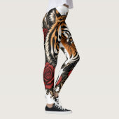 tijger met rozen leggings (Rechts)