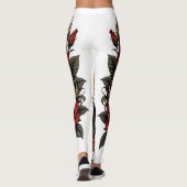 tijger met rozen leggings (Achterkant)