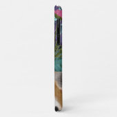 Tijger met tropisch hoofddeksel Case-Mate iPhone case (Achterkant/links)