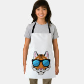 Tijger met zonnebril schort (Insitu)