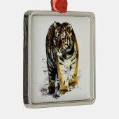 tijger metalen ornament (Rechts)