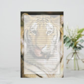 Tijger Michigan Zoo Briefpapier (Staand voorkant)