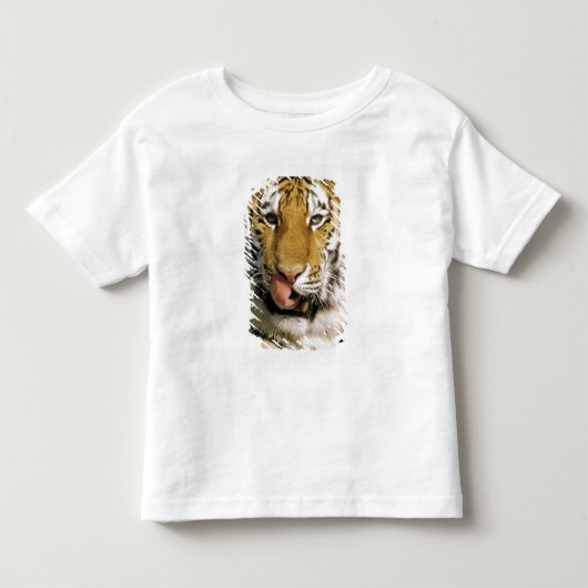 Tijger Michigan Zoo Kinder Shirts (Voorkant)
