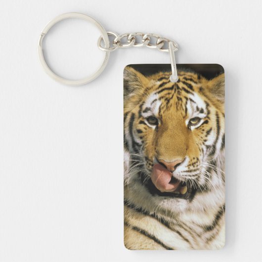 Tijger Michigan Zoo Sleutelhanger (Voorkant)