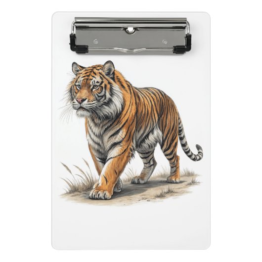 tijger mini klembord (Voorkant)