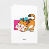 Tijger moe kaart (Achterkant)