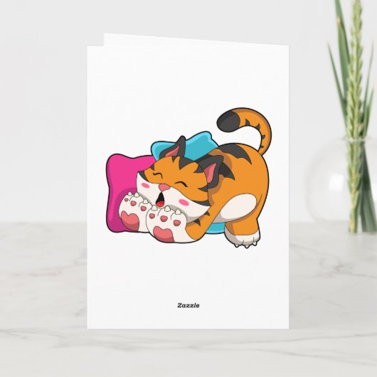 Tijger moe kaart (Achterkant)