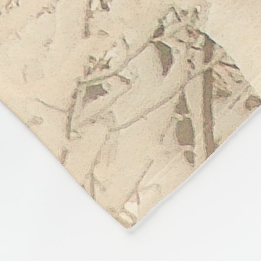 Tijger moeder en kubus aangepaste rugleuning, groo fleece deken (Hoek)