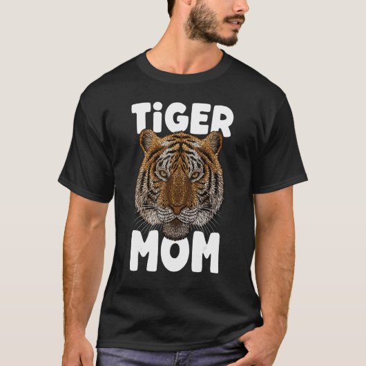 Tijger Moeder Grote Kat Moederdag Dier Meme Wilde T-shirt (Voorkant)