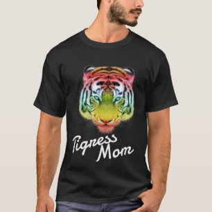 Tijger Moeder Regenboog Tijger T-shirt