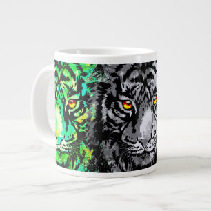 Tijger Mok Kleurrijke Tiger Heads Specialty Mok
