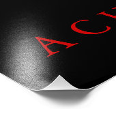 Tijger Motivatie prestatie Foto Afdruk (Hoek)