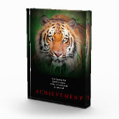 Tijger Motivatie prestatie Fotoblokken (Rechts)