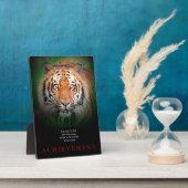 Tijger Motivatie prestatie Fotoplaat (Zijkant)