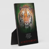 Tijger Motivatie prestatie Fotoplaat (Zijkant)