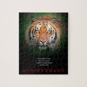 Tijger Motivatie prestatie Legpuzzel