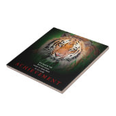 Tijger Motivatie prestatie Tegeltje (Zijkant)