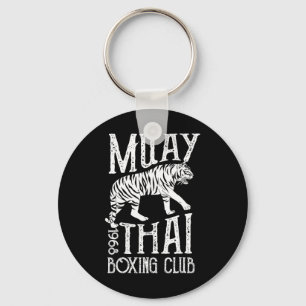 Tijger Muay Thai Kickboksen Club Mma Training Gesc Sleutelhanger