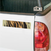 Tijger naadloos patroon textuur achtergrond bumpersticker (Op Truck)
