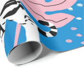 Tijger naadloos patroon, wilde dierenachtergrond,  cadeaupapier (Rol Hoek)