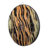 Tijger naadloze patroonstructuur achtergrond dartbord (Voorkant Rechts)