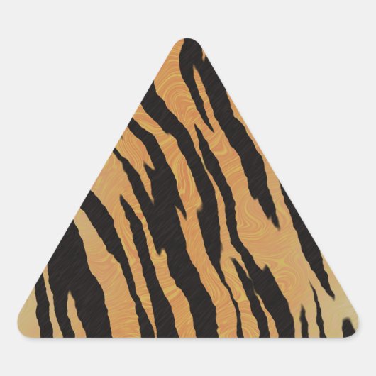 Tijger naadloze patroonstructuur achtergrond sticker (Voorkant)